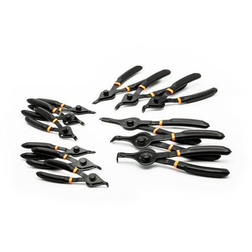 12-Piece Fixed Tip Convertible Snap Ring Plier Set Rideout Tool & Machine Inc.