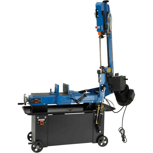 JHVG-712 Metal Bandsaw, Horizontal, 7" Round and 7" x 12" Rectangular Cutting Capacity Rideout Tool & Machine Inc.