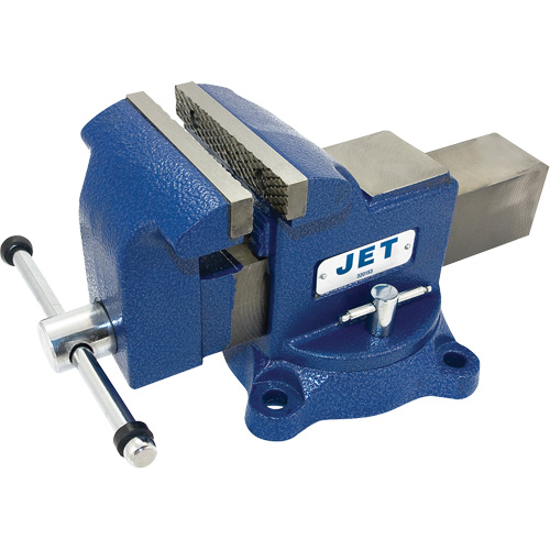 JSV-6HD Heavy-Duty Vise with 6" Swivel Base, 4" Jaw Width, 4" Throat Depth Rideout Tool & Machine Inc.