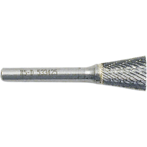 Fraise en forme de c&ocirc;ne invers&eacute;, 3/8" dia., 1/4" Tige, 3/8" Prof. de la coupe Rideout Tool & Machine Inc.