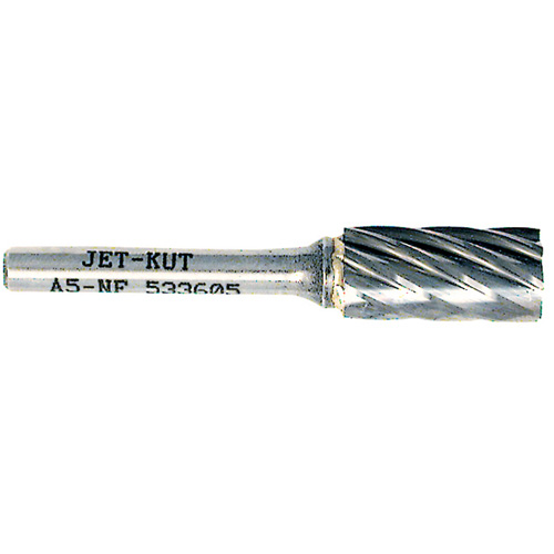 Fraise cylindrique pour aluminium/mat&eacute;riaux non ferreux A5-NF JET-KUT, 1/2" Dia., 1/4" Tige Rideout Tool & Machine Inc.