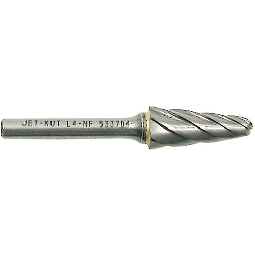 Fraise &agrave; bout conique L4-NF 1/4" pour aluminium/mat&eacute;riaux non ferreux, 1/2" dia. Rideout Tool & Machine Inc.