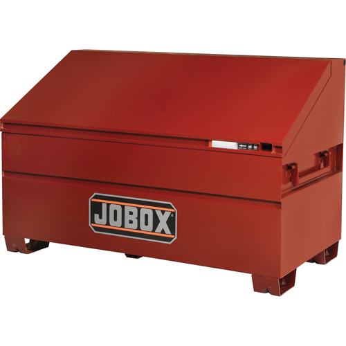 Coffre &agrave; couvercle en pente, 60" x 30" x 39-1/2", Acier, Rouge Rideout Tool & Machine Inc.