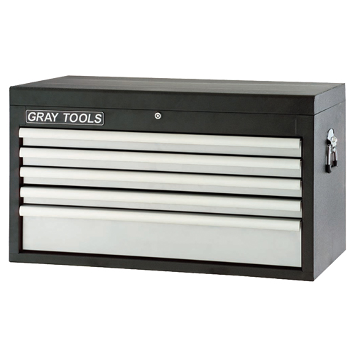 Coffre sup&eacute;rieur - 5 tiroirs, 33-1/2" la, 5 tiroirs, Noir Rideout Tool & Machine Inc.