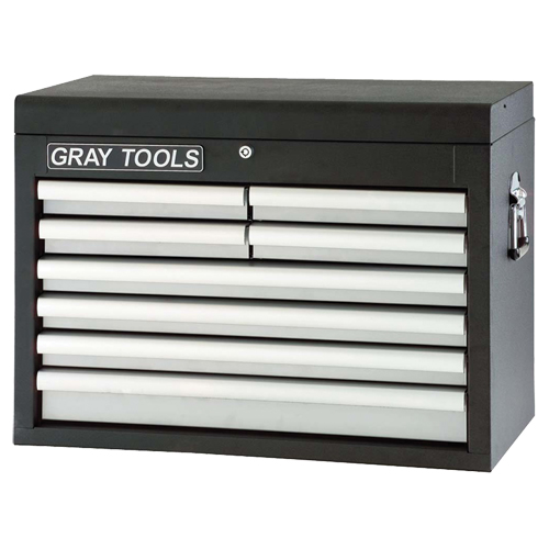 Coffre sup&eacute;rieur - 8 tiroirs, 26" la, 8 tiroirs, Noir Rideout Tool & Machine Inc.