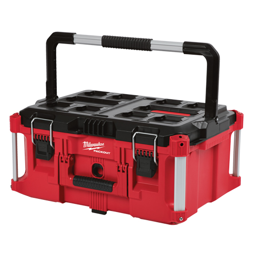 Grande boîte &agrave; outils Packout, 22" x 16" x 11", Noir/Rouge Rideout Tool & Machine Inc.