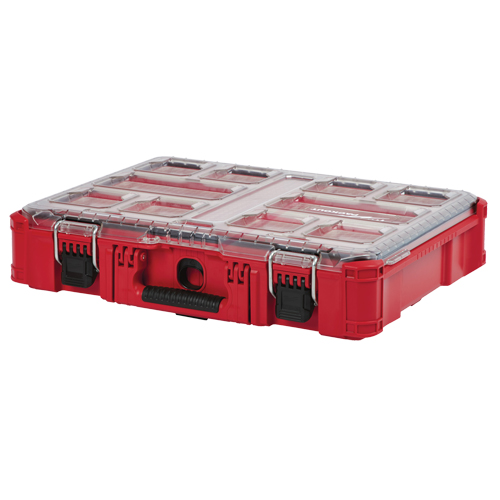 Organisateur Packout, 20" x 15" x 5", Noir/Rouge Rideout Tool & Machine Inc.