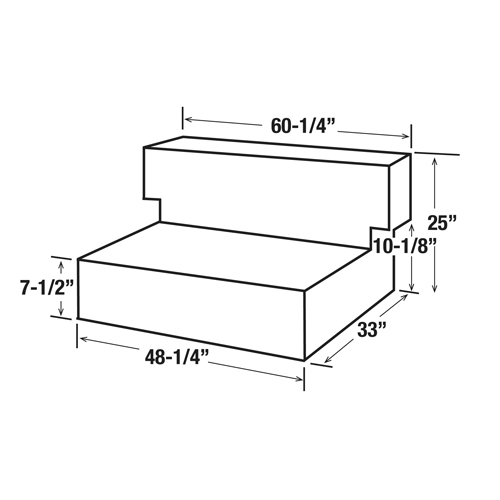 R&eacute;servoir de transfert pour carburant en acier, Acier, Capacit&eacute; 100 gal., Noir Rideout Tool & Machine Inc.