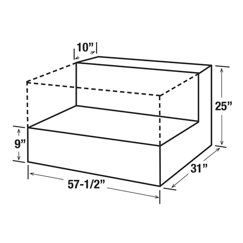 R&eacute;servoir de transfert pour carburant en aluminium, Aluminium, Capacit&eacute; 100 gal., Argent Rideout Tool & Machine Inc.