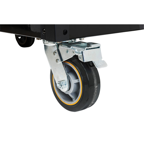 Powered Tool Cart, 11 Drawers, 42-1/2" W x 24-7/16" D x 41" H, Black/Orange Rideout Tool & Machine Inc.