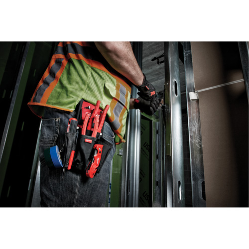 &eacute;tui utilitaire compact, Porte-outil multiple, Nylon, 7 Poches Rideout Tool & Machine Inc.