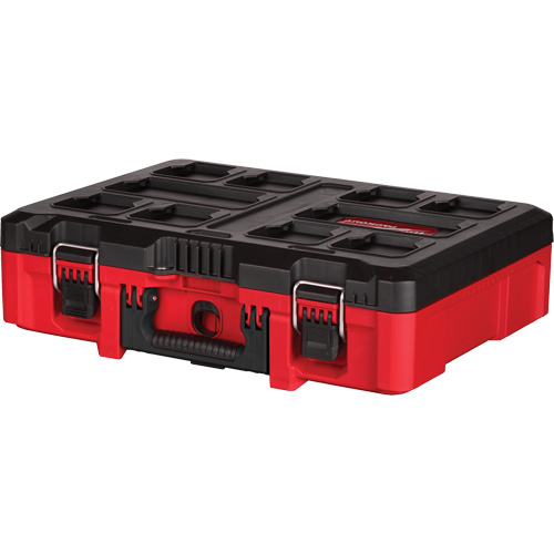 Coffre &agrave; outils avec partitions ajustables Packout, 20-7/10" x 15-1/5" x 6-1/5", Noir/Rouge Rideout Tool & Machine Inc.
