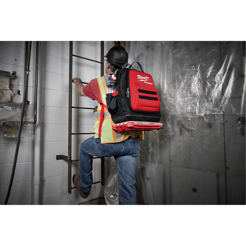 Sac &agrave; dos Packout, 15-3/4" lo x 11-4/5" la, Noir/Rouge, Balistique Rideout Tool & Machine Inc.