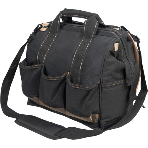 Multi-Compartment Tool Carrier, Polyester, 33 Pockets, Black Rideout Tool & Machine Inc.
