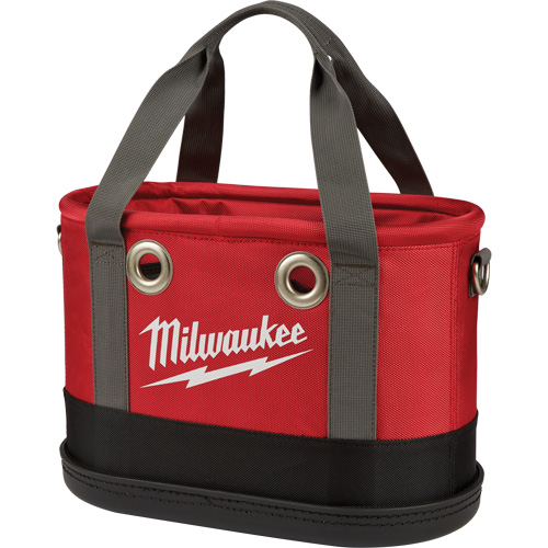 Sac ovale a&eacute;rien utilitaire, Nylon balistique, 14 pochettes, Noir/Rouge Rideout Tool & Machine Inc.