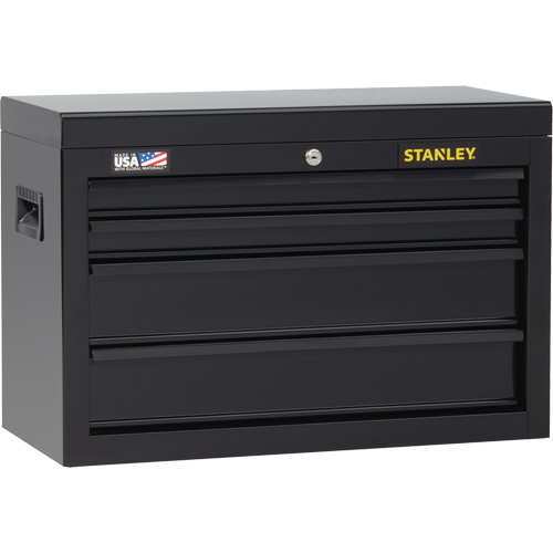 Coffre &agrave; outils de s&eacute;rie 100, 26" la, 4 tiroirs, Noir Rideout Tool & Machine Inc.