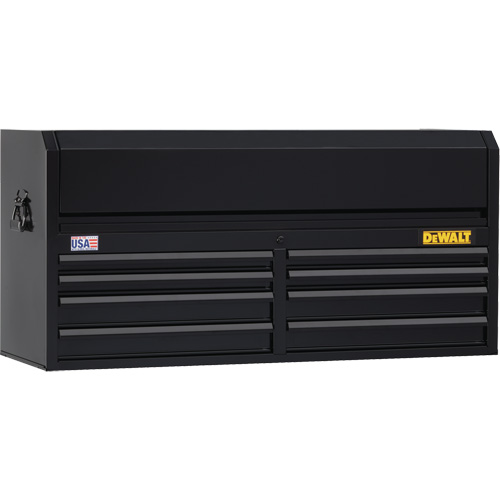 Tool Chest, 51-1/2" W, 8 Drawers, Black Rideout Tool & Machine Inc.