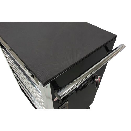 Heavy-Duty Tool Cart, 7 Drawers, 28" W x 22" D x 42-3/8" H, Black Rideout Tool & Machine Inc.