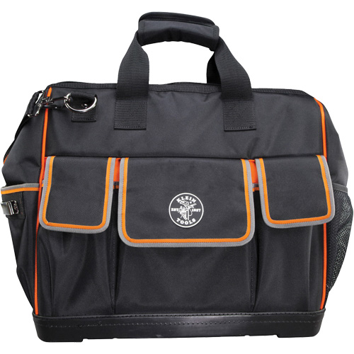 Sac &agrave; outils avec grande ouverture Tradesman Pro, Nylon balistique, 42 pochettes, Noir Rideout Tool & Machine Inc.