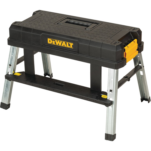 Storage Step Stool, 11-3/5" W x 25-1/5" D x 11-1/3" H, Black Rideout Tool & Machine Inc.