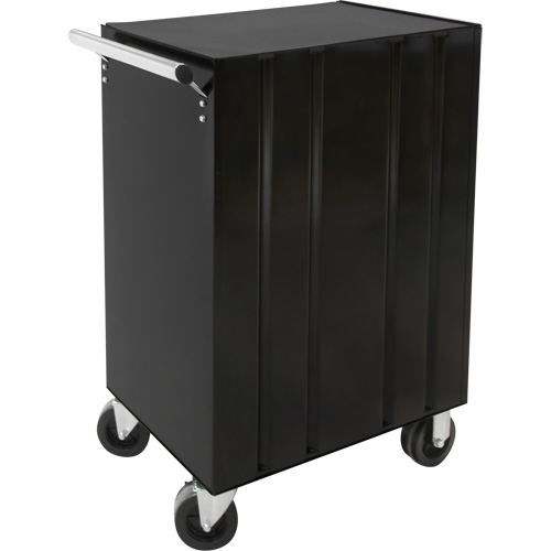 Industrial Tool Cart, 3 Drawers, 29-4/5" W x 21-1/5" D x 38-4/5" H, Black Rideout Tool & Machine Inc.