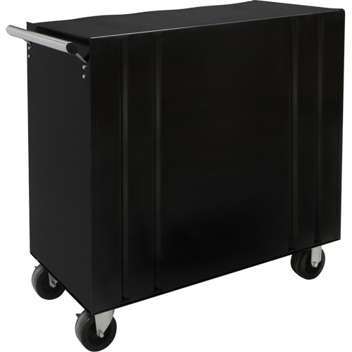 Industrial Tool Cart, 8 Drawers, 44-3/10" W x 21-1/10" D x 36-7/10" H, Black Rideout Tool & Machine Inc.