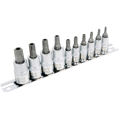 Jeu de douilles antiviol TORX 1/4" & 3/8" SS1438-10TB 10 mcx Rideout Tool & Machine Inc.