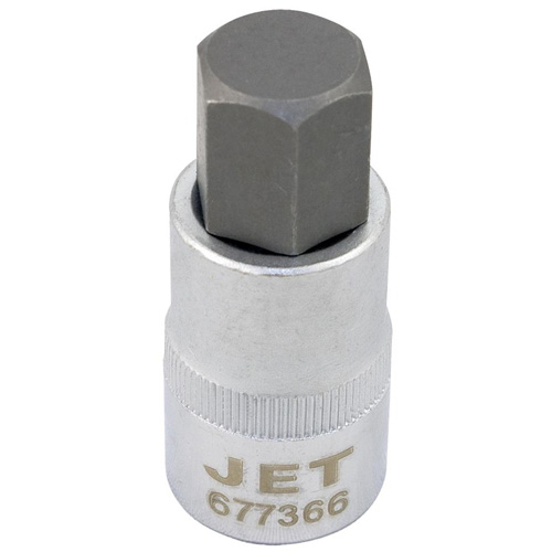Bit Socket, Hex, 14 mm x 2" L, 1/2" Drive Rideout Tool & Machine Inc.