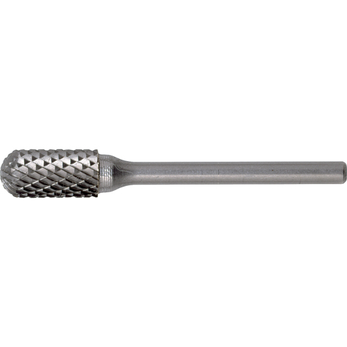 Solid Carbide Burrs - Cylinder Shape with Ball Nose, SC-42, 1/8" Dia., 9/16" Depth of Cut Rideout Tool & Machine Inc.