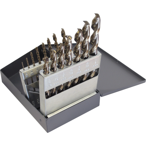 Drill Sets, 15 Pieces, High Speed Steel Rideout Tool & Machine Inc.