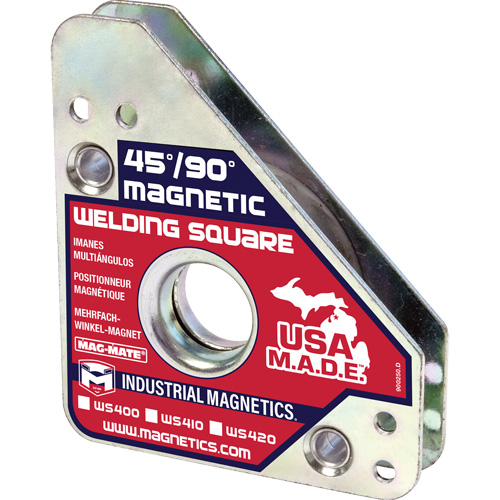 Magnetic Welding Squares, 3-3/4" L x 3/4" W x 4-3/8" H, 75 lbs. Rideout Tool & Machine Inc.