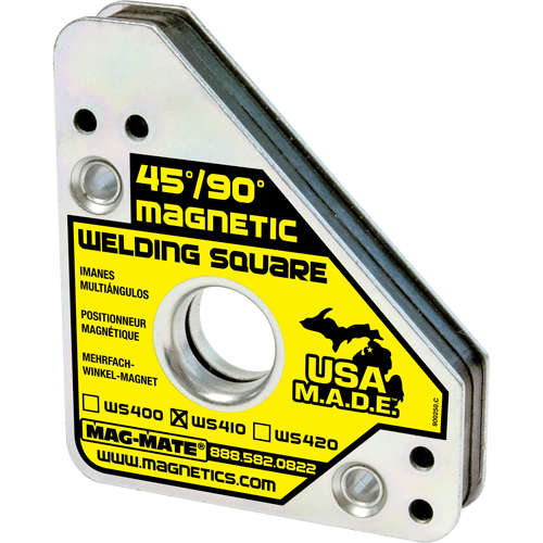 Magnetic Welding Squares, 3-3/4" L x 3/4" W x 4-3/8" H, 75 lbs. Rideout Tool & Machine Inc.