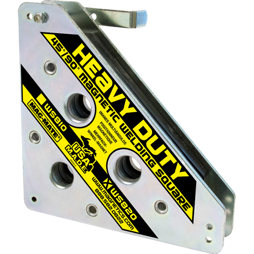 Magnetic Welding Squares, 8" L x 1-1/2" W x 8" H, 325 lbs. Rideout Tool & Machine Inc.