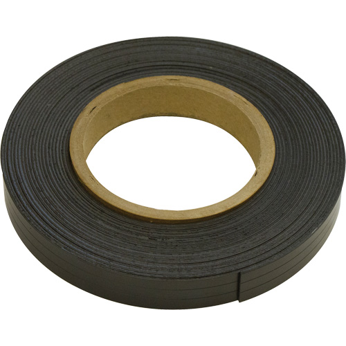 Magnetic Strips, 100' L x 1" W, 1/16" Thickness, Strength of 6 lbs. per Lin. Ft. Rideout Tool & Machine Inc.