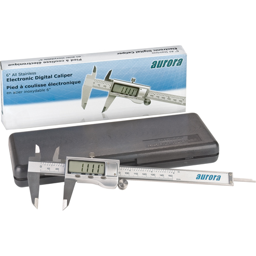 Electronic Digital Calipers, 0.001" (0.03 mm) Resolution, 0 - 6" (0 - 152 mm) Range Rideout Tool & Machine Inc.