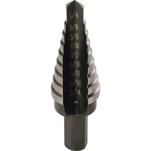 Step Drills, 1/16" Increments Rideout Tool & Machine Inc.