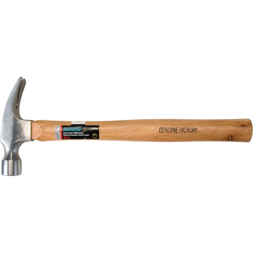 Hickory Handle Hammer, 22 oz., Wood Handle, 14-3/4" L Rideout Tool & Machine Inc.