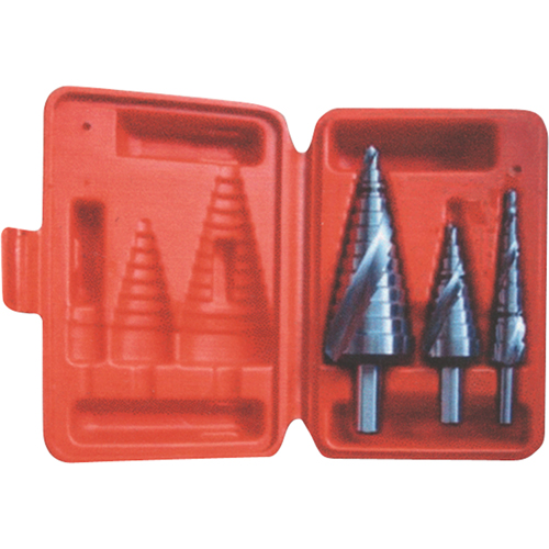 Jeu de forets &eacute;tag&eacute;s, 3 morceaux, Acier rapide Rideout Tool & Machine Inc.