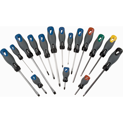 Screwdriver Set, 16 Pcs. Rideout Tool & Machine Inc.