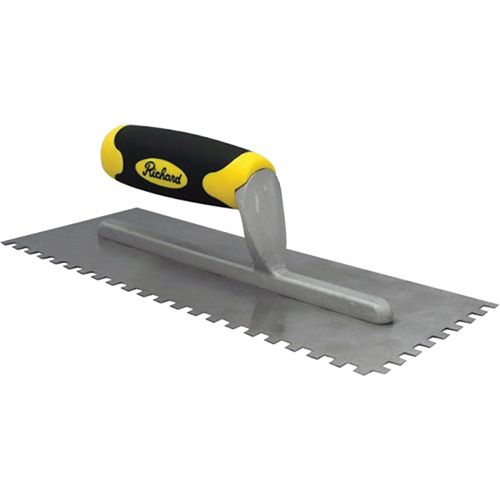 Ergo-Grip Square Notch Adhesive Trowels Rideout Tool & Machine Inc.