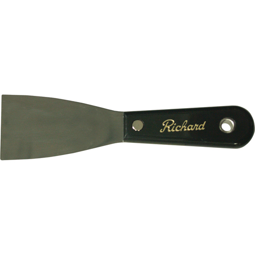 Putty Knife Stiff, Steel Blade, 2" Wide, Polypropylene Handle Rideout Tool & Machine Inc.