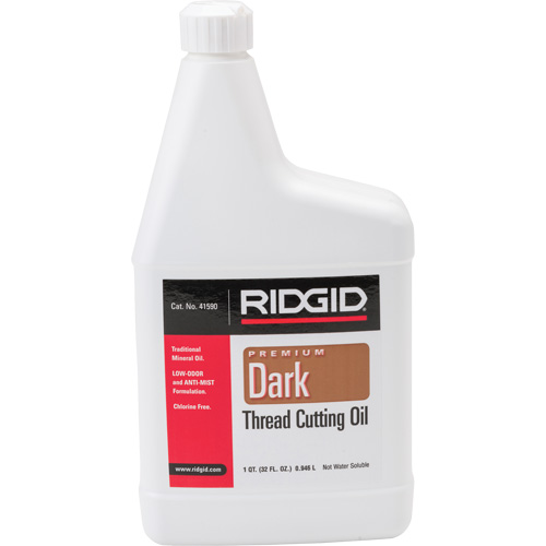 Dark Thread Cutting Oil, Bottle Rideout Tool & Machine Inc.