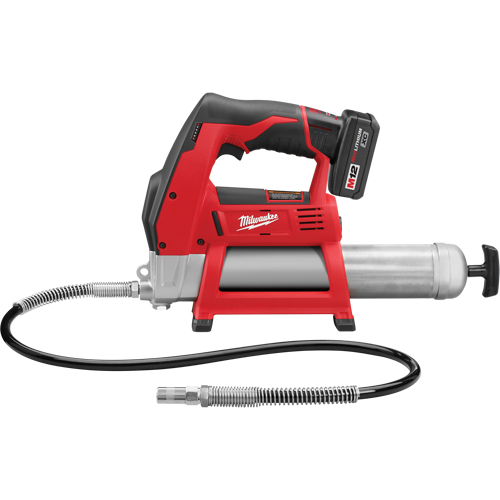 M12 Cordless Grease Gun Kit, Lithium-Ion, 12 V Rideout Tool & Machine Inc.