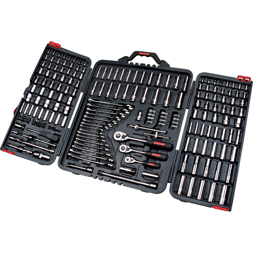 Jeux de douilles et cl&eacute;s SAE/m&eacute;triques 1/4", 3/8" et 1/2", 210 Mcx, Profond Rideout Tool & Machine Inc.
