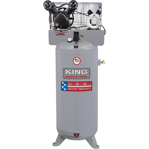 Industrial Compressors, 50 Gal. (60 US Gal) Rideout Tool & Machine Inc.