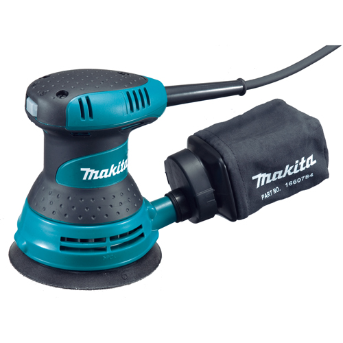 Random Orbit Palm Sanders, 5" x 5" Sand Paper, 3 A, 120 V, 12 000 OPM Rideout Tool & Machine Inc.