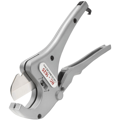Ratchet Action Plastic Pipe & Tubing Cutter No.RC-1625, 1/8" - 1-5/8" Capacity Rideout Tool & Machine Inc.