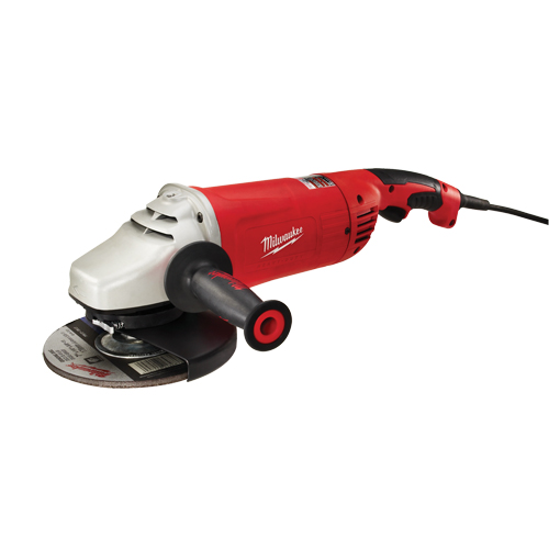 Non-Lock On Large Angle Grinder with Trigger Grip, 7"/9", 120 V, 15 A, 6000 RPM Rideout Tool & Machine Inc.