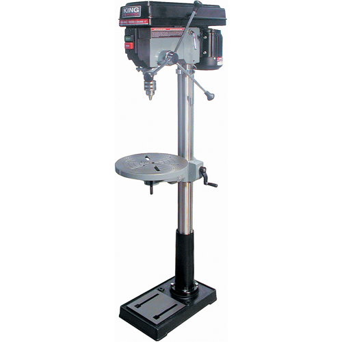 Perceuses &agrave; colonne de plancher, 17", Mandrin 5/8", 3400 tr/min Rideout Tool & Machine Inc.