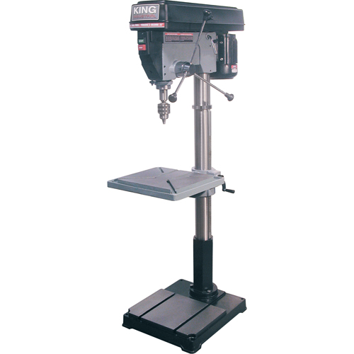 Perceuses &agrave; colonne de plancher, 22", Mandrin 3/4", 4200 tr/min Rideout Tool & Machine Inc.